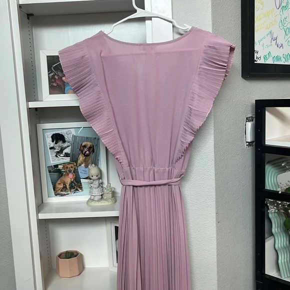 pleated maxi dress - Picture 5 of 7